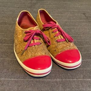 Kate Spade x Keds Pink Cork Sneakers